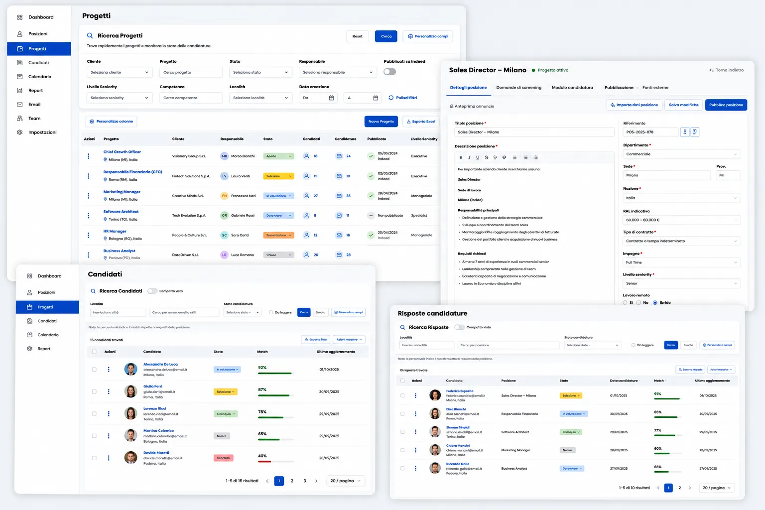 Performa Recruit: gestione dei progetti di selezione